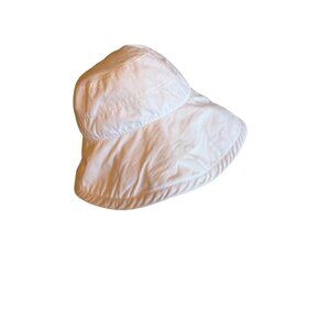 Coolibar Womens White Bucket Sun Hat With UPF 50+ Protection Lightweight & Breat